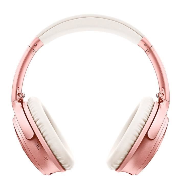 Bose QuietComfort 35 II ROSE GOLD avec micro pleine taille Bluetooth sans  fil NFC* Suppresseur de bruit actif jack 3,5mm isolation… - Cdiscount TV  Son Photo