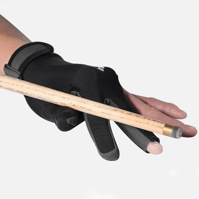 Gants de billard anti-dérapant pour main gauche COLAXI - Sport professionnel  à 3 doigts - Taille M/L - Cdiscount Jeux - Jouets