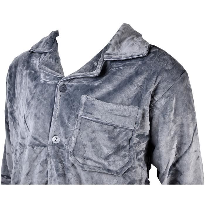 Veste pyjama homme hotsell polaire
