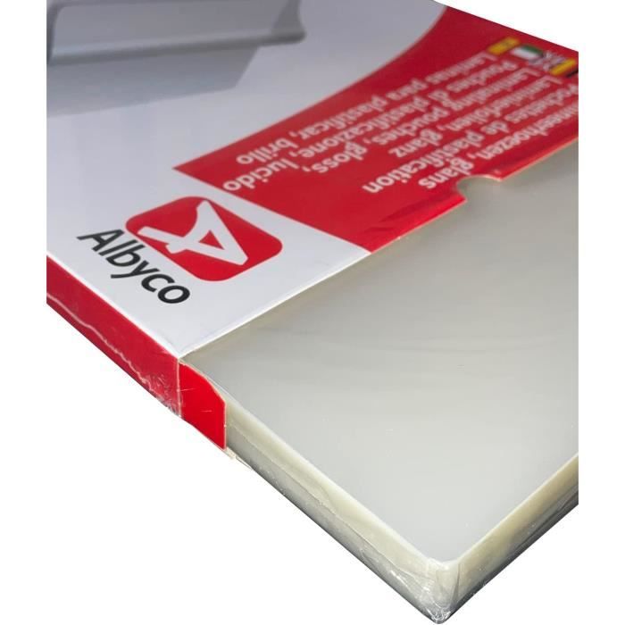 Housse de plastification A3 - Feuille de plastification - Feuille Plastifieuse A3 - Brillant 