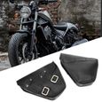 Atyhao sacoche de selle de moto 1 paire gauche droite sac de selle de rangement côté moto pour Honda CMX 300500 17-18 (noir)-3