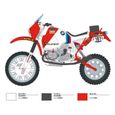 Maquette Moto B.m.w. R80 G/s 1000 Paris Dakar 1985 - ITALERI-3