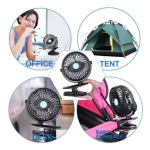 Ventilateur électrique USB pour siège arrière, ventilateur