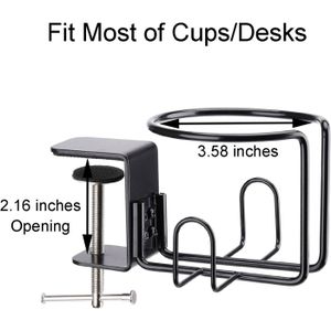 Porte-gobelet Alliage Aluminium ABS Angoily Porte-gobelet De Bureau à Clip Pour Bords De Table, Support De Bouteille D'eau Léger Pour La Maison Porte- gobelet Aluminium Blanc Porte-gobelet Alliage Aluminium ABS Angoily Porte-gobelet De Bureau à Clip Pour Bords De Table, Support De Bouteille D'eau Léger Pour La Maison Porte- gobelet Aluminium Blanc