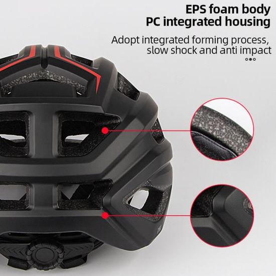 Noir 61 65cm GUB Casque de velo grande taille pour homme et femme taille 61 65cm pour adulte route VT Cdiscount Sport