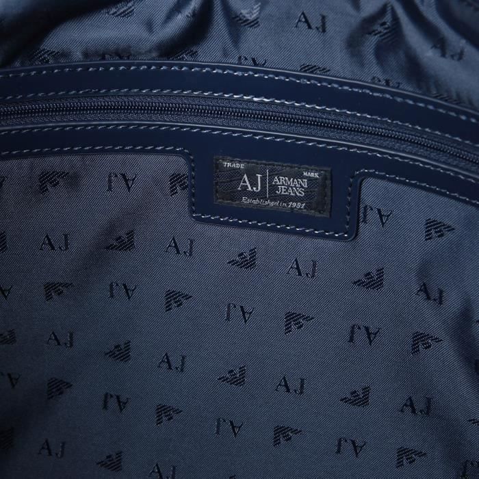 ARMANI JEANS Sac a Main 529155 50 Bleu Femme Bleu Cdiscount Bagagerie Maroquinerie