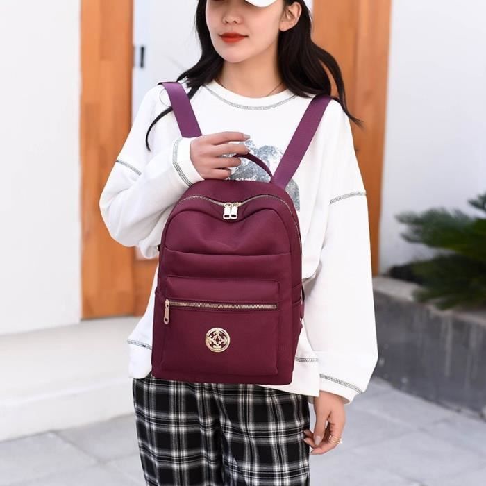 Sac à dos femme nylon store