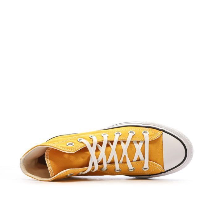 Converse Chuck Taylor All Star Lift Platform Chaussures pour Femme Jaune A06506C