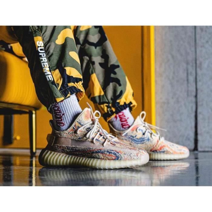Adidas Yeezy Boost 350 V2 chaussures de course Kaki Cdiscount