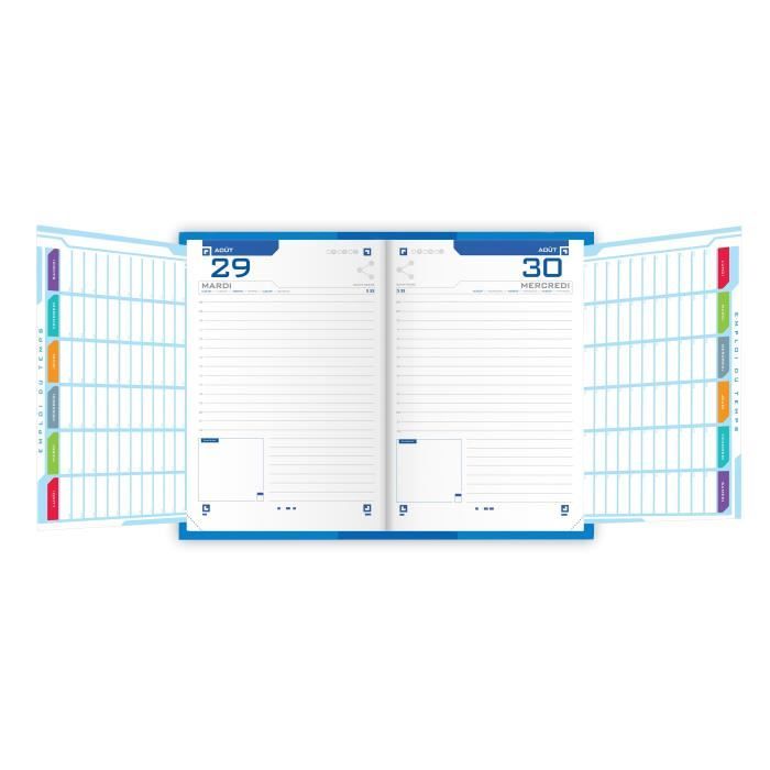 Agenda Oxford Office Semainier - Année 2023 - 21 X 29,7 Cm