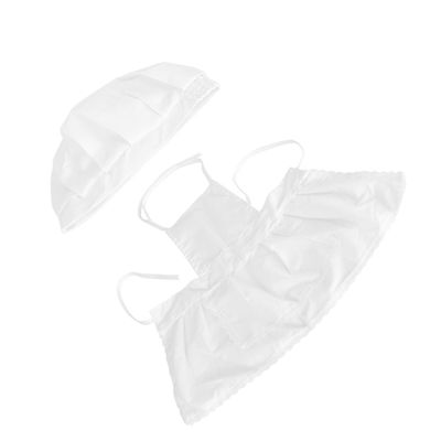 2 pièces bébé Chef tablier et chapeau infantile enfant cuisinier 2 pièces bébé Chef tablier et chapeau infantile enfant cuisinier