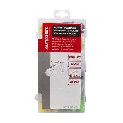 Lot De 12 Agrafes Restagraf 9992 Pour Moulure Extérieure Pavillon Renault Kangoo