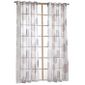 1piece Rideau Voilage Impression A Oeillets Decoration De Fenetre