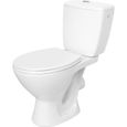 Pack WC à poser blanc - ALLIBERT BATH & DESIGN - KOSTA - 3/6 L - Céramique - Sortie horizontale-0