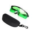 Huepar Protection des yeux Lunettes de sécurité pour laser vert et rouge UV lasers-0
