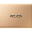 SAMSUNG - Disque SSD Externe - T5 doré - 500 Go (MU-PA500G/EU)-0