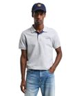 Polo Gant Homme Contrast Collar Gris