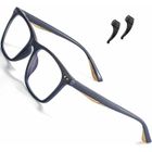 OUTUOTWQ Ototon® Lunettes Anti Lumière Bleue Enfants Ultra Léger TR90 Anti Fatigue Filtre UV pour Filles-Garçons de 5 à 12 Ans - Marine
