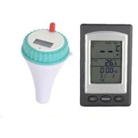 Thermomètre de la Piscine Jauge de température de l'eau numérique à Distance sans Fil avec écran LCD pour la Piscine Spa Bath 57