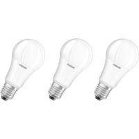 OSRAM Lot de 3 Ampoules LED E27 standard dépolie 14 W équivalent à 100 W blanc chaud