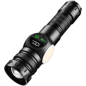 Shadowhawk Lampe Torche LED Ultra Puissante, 12000 Lumens Lampe de Poche Rechargeable, XHP70.2
