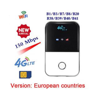 MODEM - ROUTEUR Version européenne - Routeur de carte SIM USB de voiture, batterie 2100mAh, point d'accès WiFi 4G, modem de r