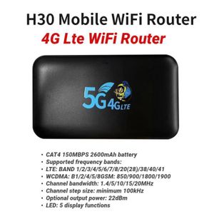 MODEM - ROUTEUR H30 Noir 4G - Routeur portable sans fil ata Fi Lte