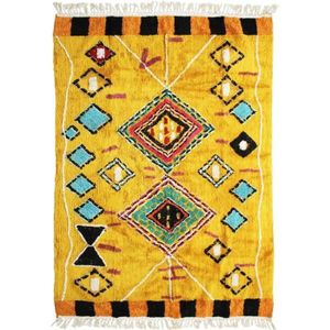 tapis berbere color 120 x 170 cm blanc cdiscount maison