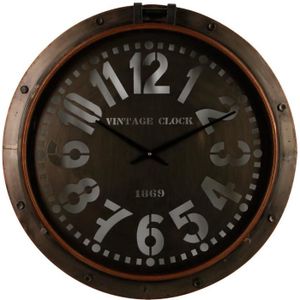 Giftgarden Horloge Murale Vintage /à Pendule Silencieuse Retro pour la Maison Chambre caf/é d/écor