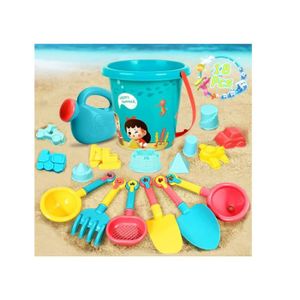 JOUET DE PLAGE Jouets de Plage - - 18 Pièces avec Sac en Filet - 