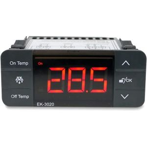 COMMANDE CHAUFFAGE Ek-3020 Régulateur De Température Numérique 220V Thermostat Capteur Réfrigérateur Réfrigération Dégivrage Thermostat[L885]