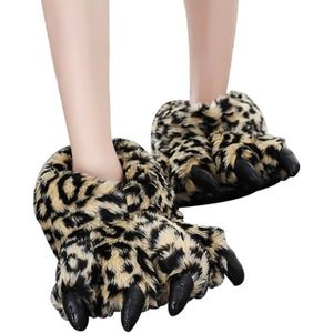lhxyx Pantoufles Pattes Hiver Maison antid/érapantes Chaussures Pattes dours