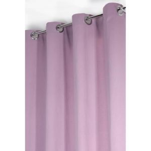 245/ X 140/ CM Home Fashion Tissu dameublement Horizontales Rideau /à /œillets Polyester Rouge