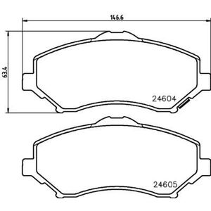 PLAQUETTES DE FREIN TEXTAR - Kit de plaquettes de frein, frein à disqu