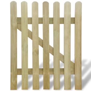 Portillon Jardin Bois 100 X 170 Achat Vente Pas Cher