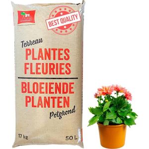 TERREAU - SABLE La Plaine Chassart - Terreau Plantes Fleuris 50L - Solution de Rempotage avec Argile - Toutes Variétés de Plantes Intérieur et E53