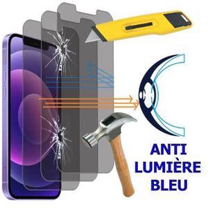 Film anti lumiere bleu iphone 12 - Cdiscount