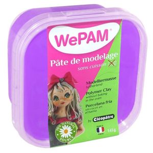 JEU DE PÂTE À MODELER Porcelaine froide à modeler WePam 145 g - Violet -