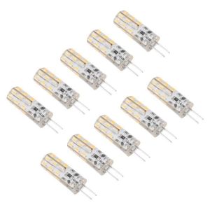 AMPOULE - LED KE02667-Ampoule LED G4 12V 10 pièces G4 LED ampoul