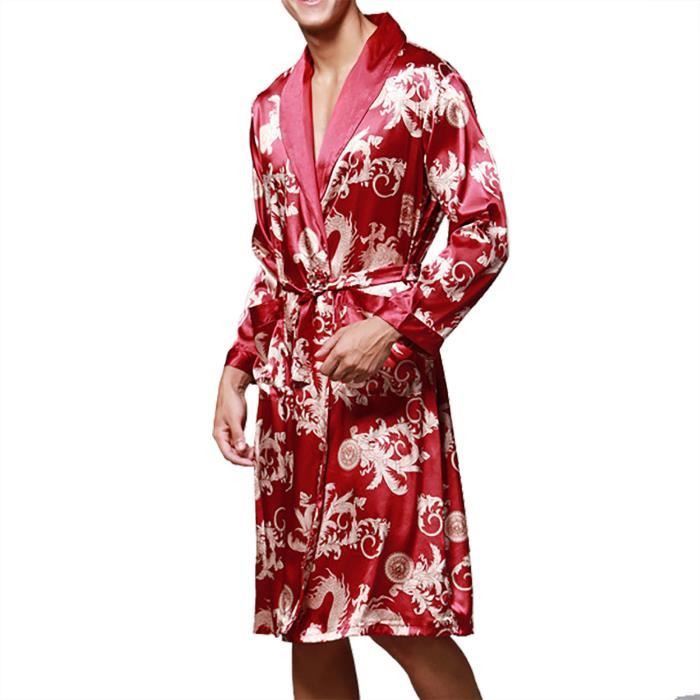 Perche Distribuer Probable Robe De Chambre Homme Style Kimono Persée