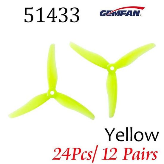 Accessoires For Gemfan 51433 5 Pouces 3 Pales Accessoires D'hélice à Trois Pales Moteur Sans