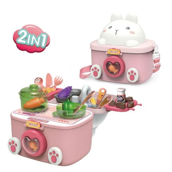 Zhongren Barbecue – 80 Pièces Jouets Cuisine – Viande, Légumes, Assaisonnement – Jeu De Rôle – Cadeau Anniversaire