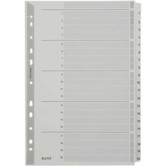 Jeu d'intercalaire Numérique 12 touches Maxi format Onglets Mylar Jeu d'intercalaire Numérique 12 touches Maxi format Onglets Mylar