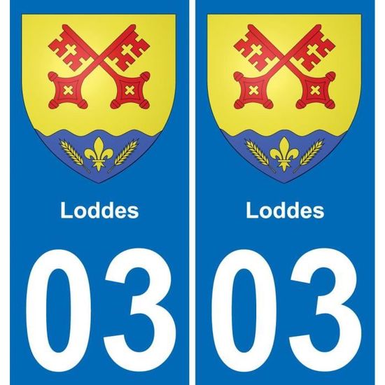 Autocollant Blason Bandol (83) Pour Plaque Immatriculation - 2 Stickers 4,5 X 9,8 Cm - Résistant UV Et Lavages