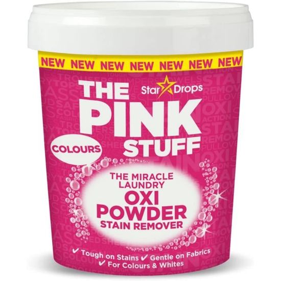 Stardrops The Pink Stuff Miracle Laundry Oxi Poudre détachante pour les