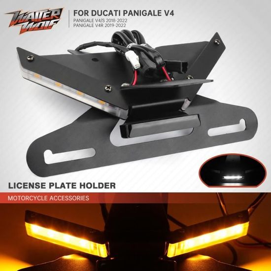 PLAQUE D'IMMATRICULATION,--Éliminateur De Garde Boue Arrière De Moto