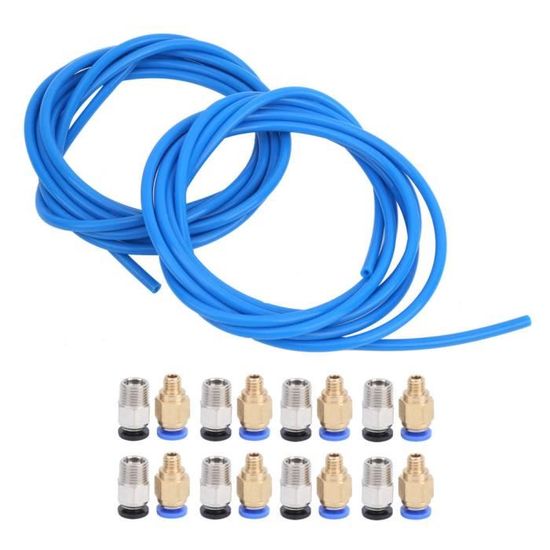 Connecteurs Tube PTFE Pour Imprimante 3D Bambu Lab P1P/P1S/X1/X1E - Lot De 4, Alliage, Haute Température (-190°C à 260°C) - 4