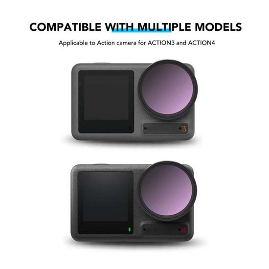 Kit Filtres ND K&F Concept - ND8+ND64+ND1000 Pour Objectif 77mm - Haute Définition Anti-reflets