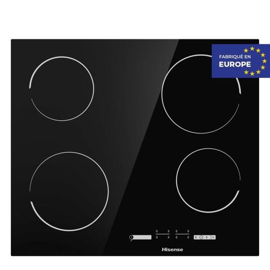 HISENSE E6431C Plaque de cuisson vitrocéramique 4 zones 6000 W