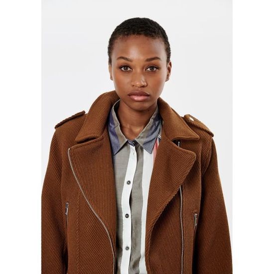KAPORAL Veste marron femme PILOU Marron Cdiscount Pret a Porter